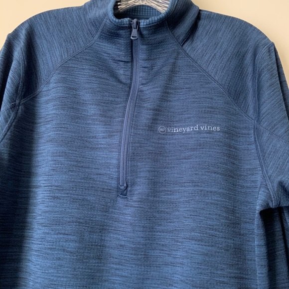 Vineyard Vines Performance 1/4 Zip Long Sleeve Shirt M - Picture 4 of 5